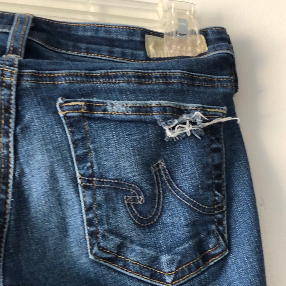 Adriando Goldschmied Distressed Skinny Ankle Jeans - Picture 8 of 14